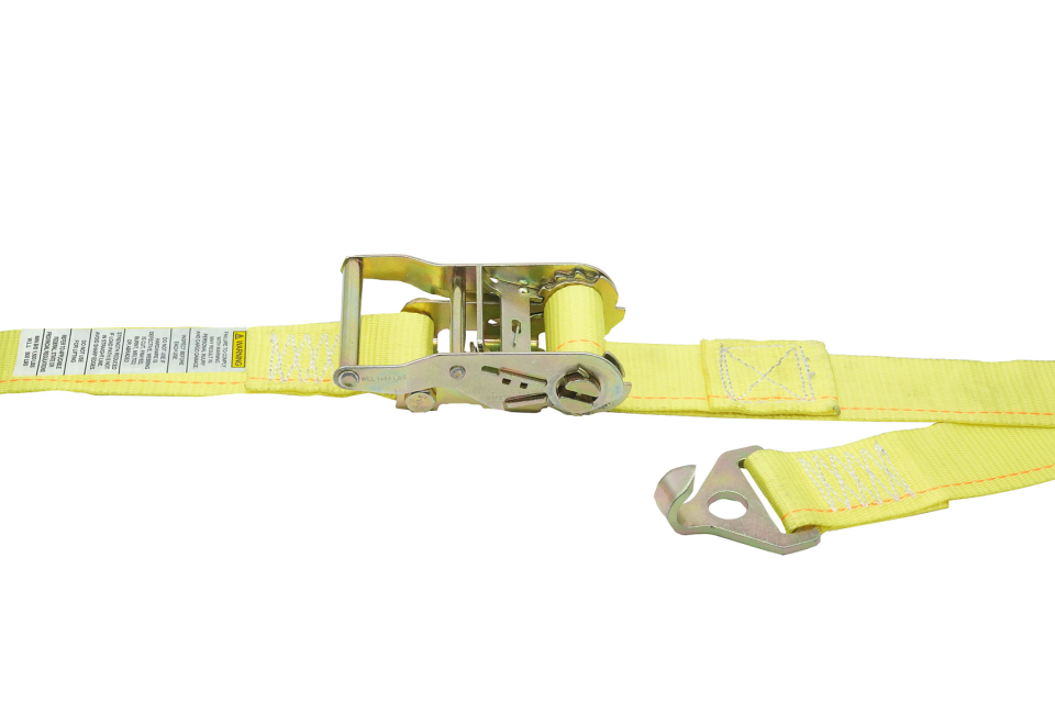 Logistic Strap With Ratchet Buckle & F Track Hooks