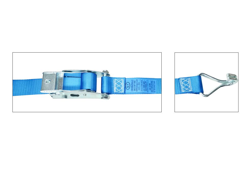 44MM Lashing Strap - LC 10 kN in Straight Tension