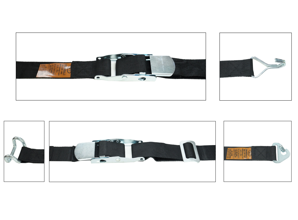 48MM Lashing Strap - LC 350 daN in Straight Tension