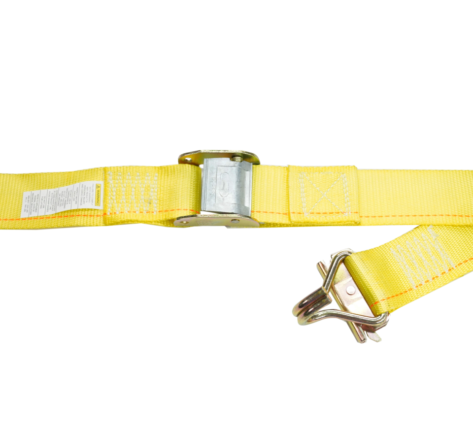 Logistic Strap With Cam Buckle & Spring Loaded Fitting / Wire Hooks