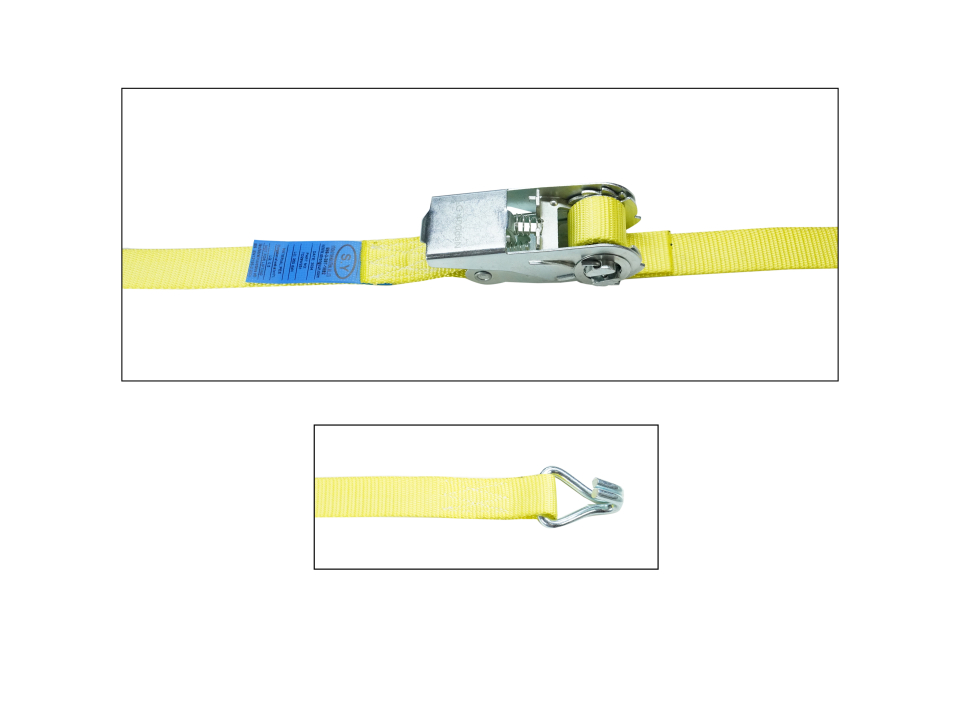 25MM Lashing Strap - LC 350 daN in Straight Tension