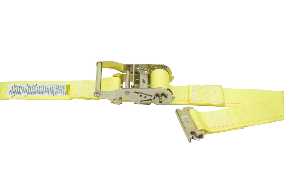 Logistic Strap With Ratchet Buckle & spring Loaded Fittings